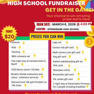 SCHS Raffle Ticket